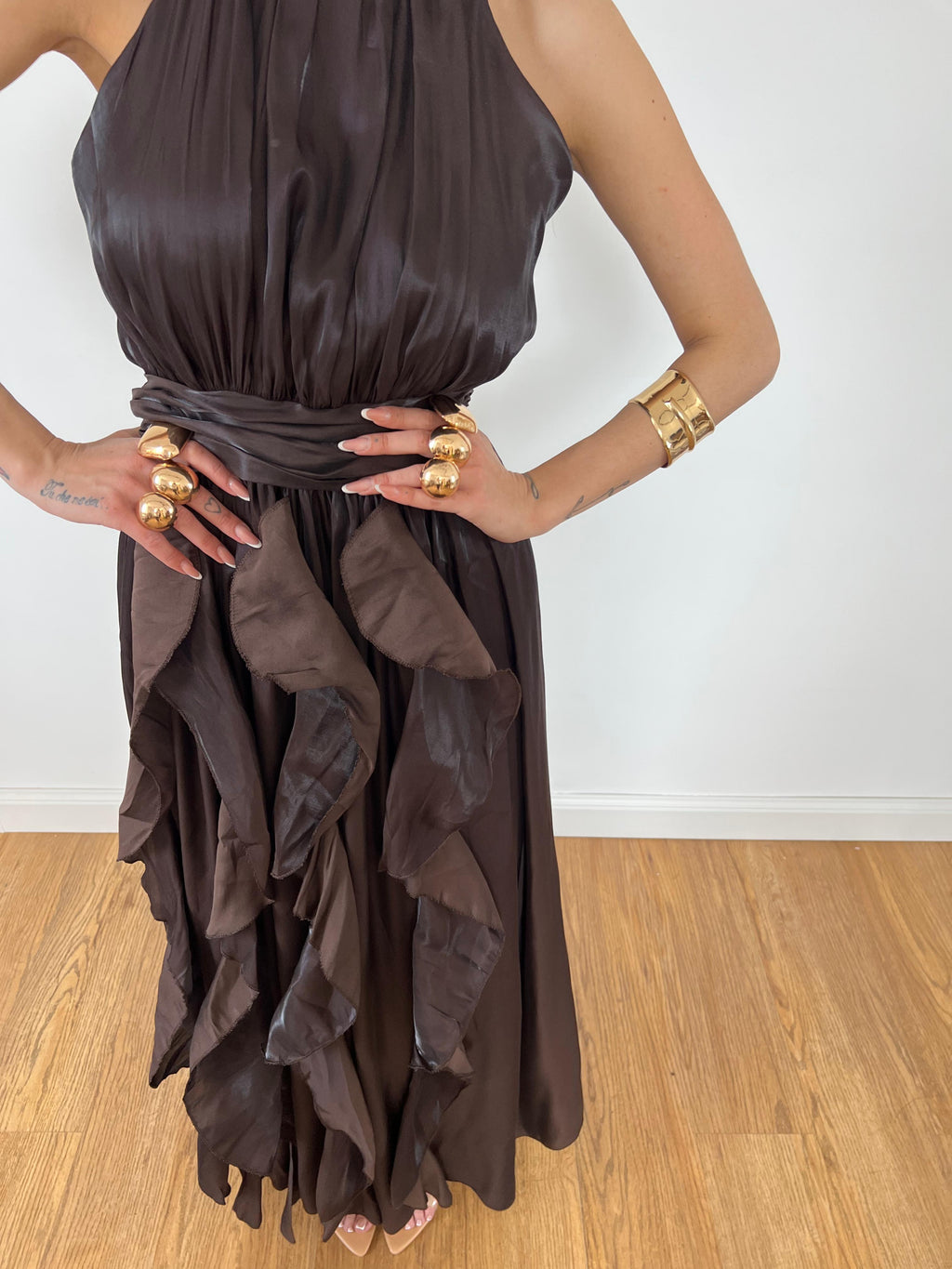 Vestito Fleur Cioccolato