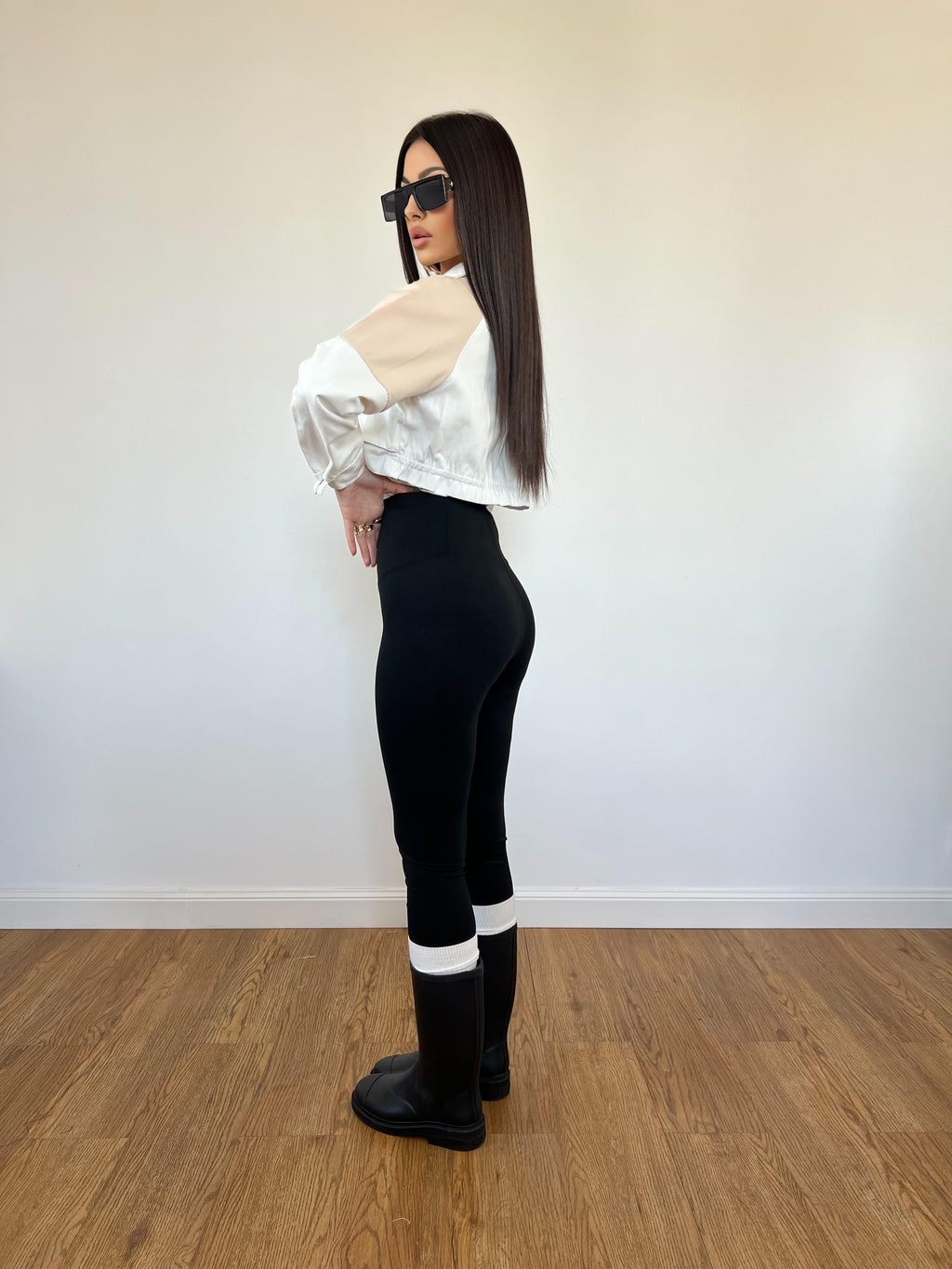 Fuseaux Lycra Push Up Nero