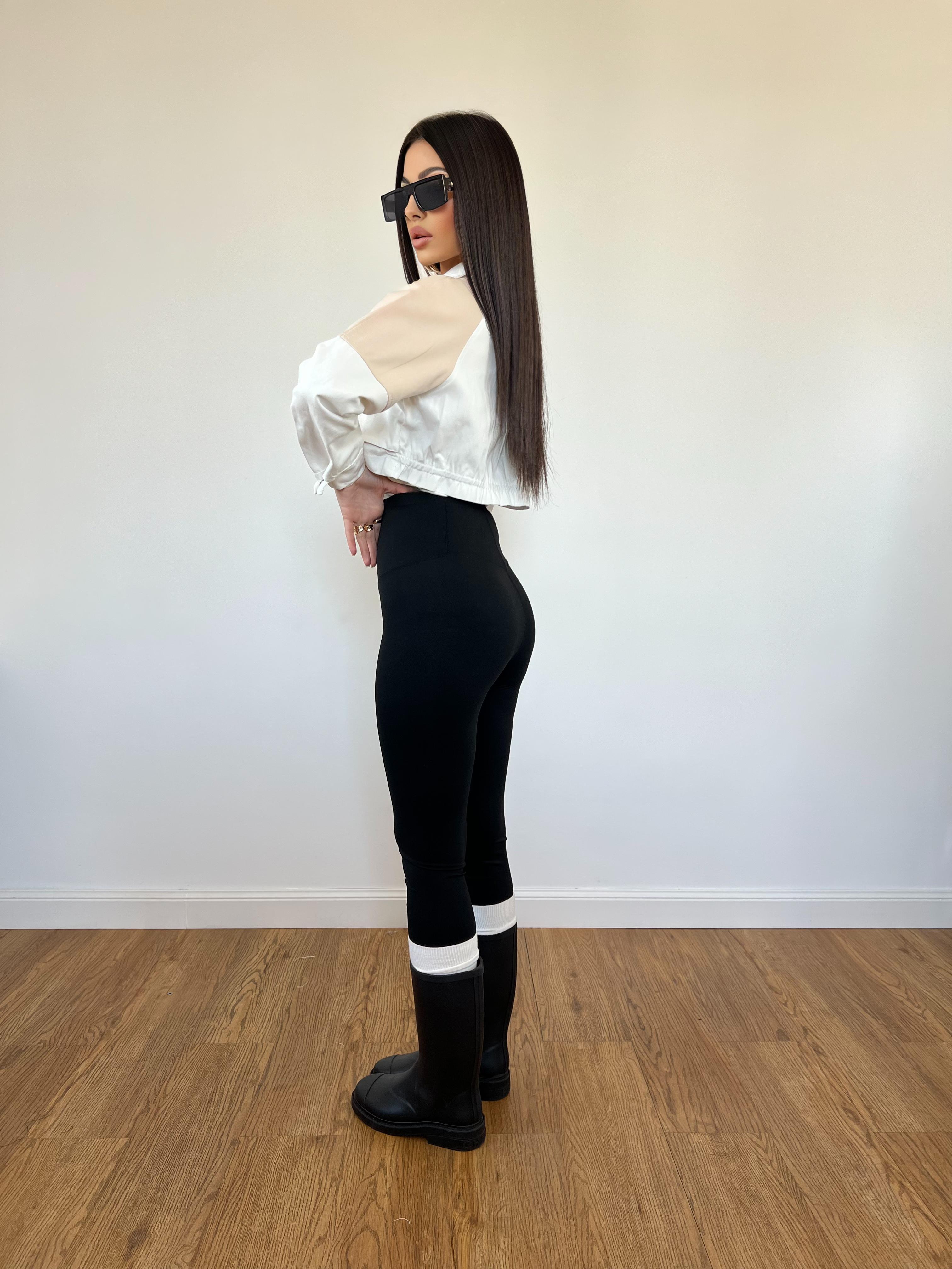 Fuseaux Lycra Push Up Nero