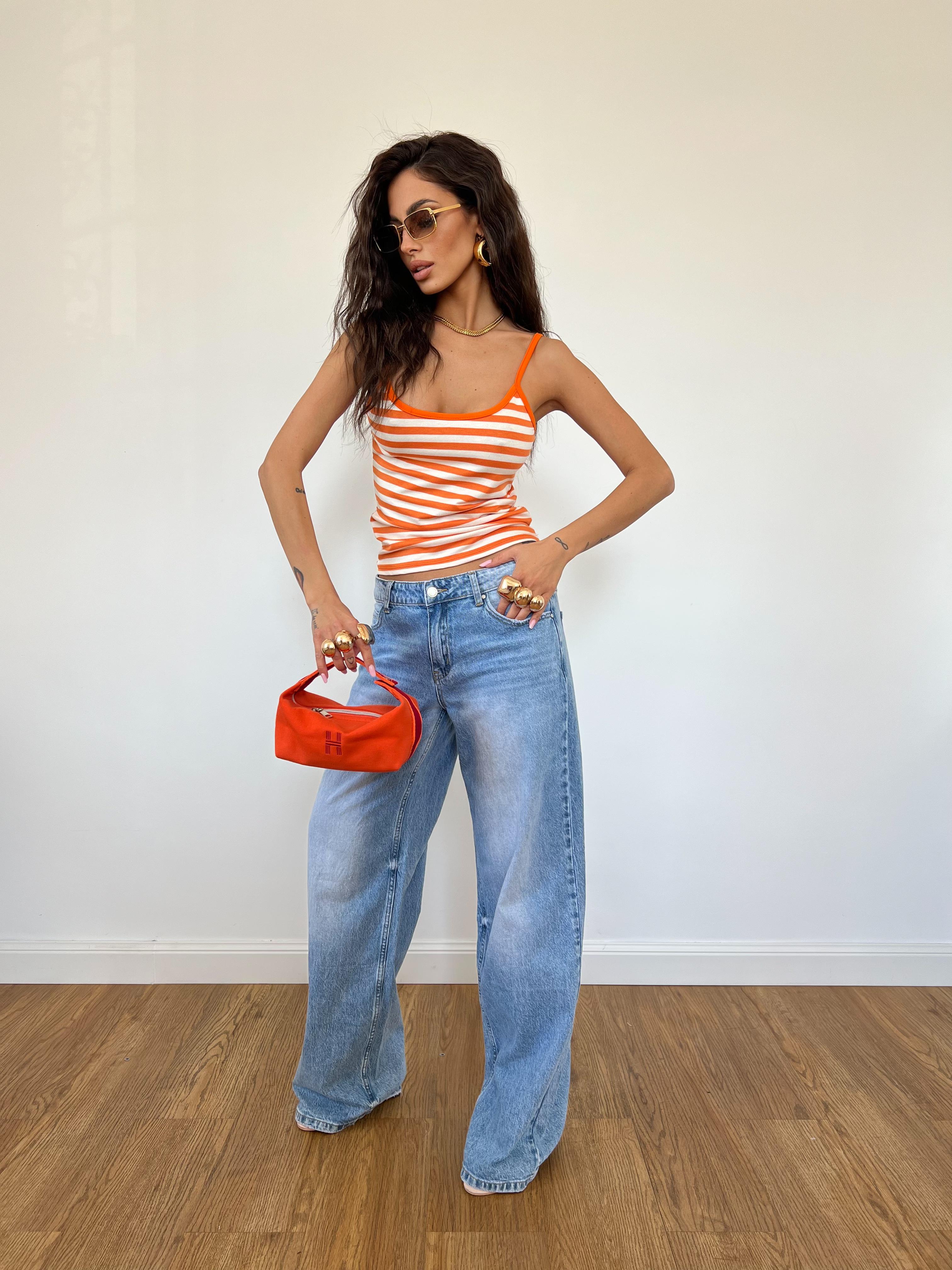Top Miu Arancione
