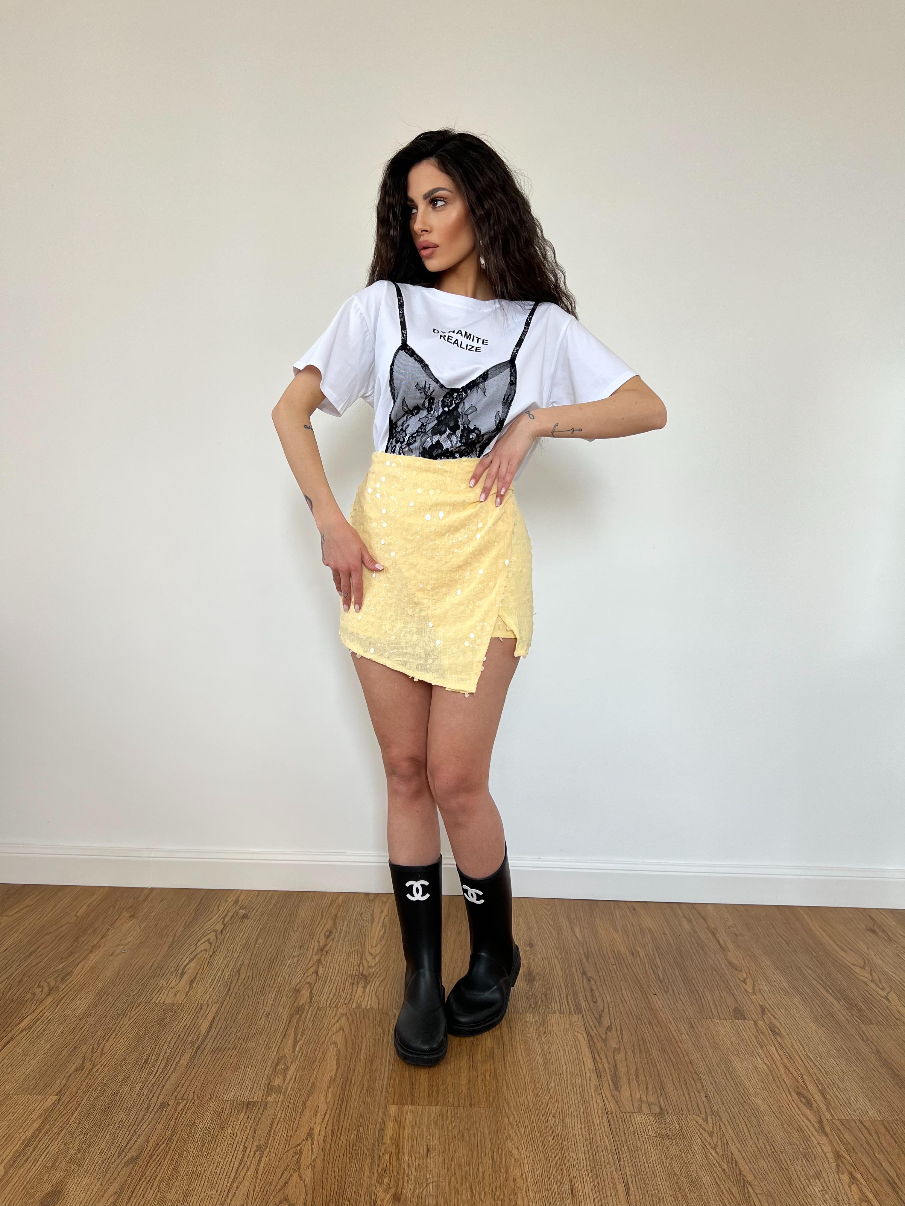 Pantagonna Celine Gialla