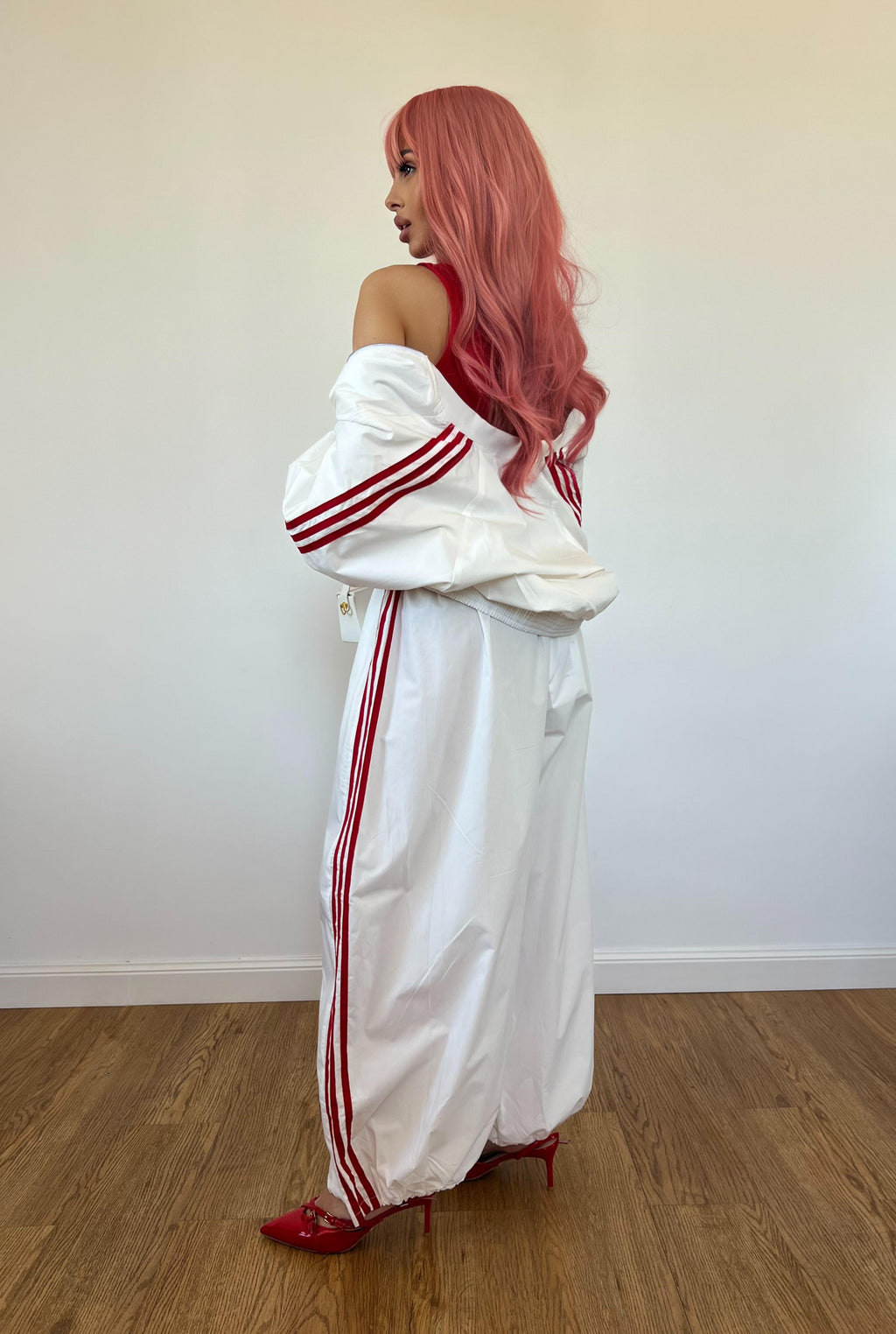 Coordinato Adid Bianco