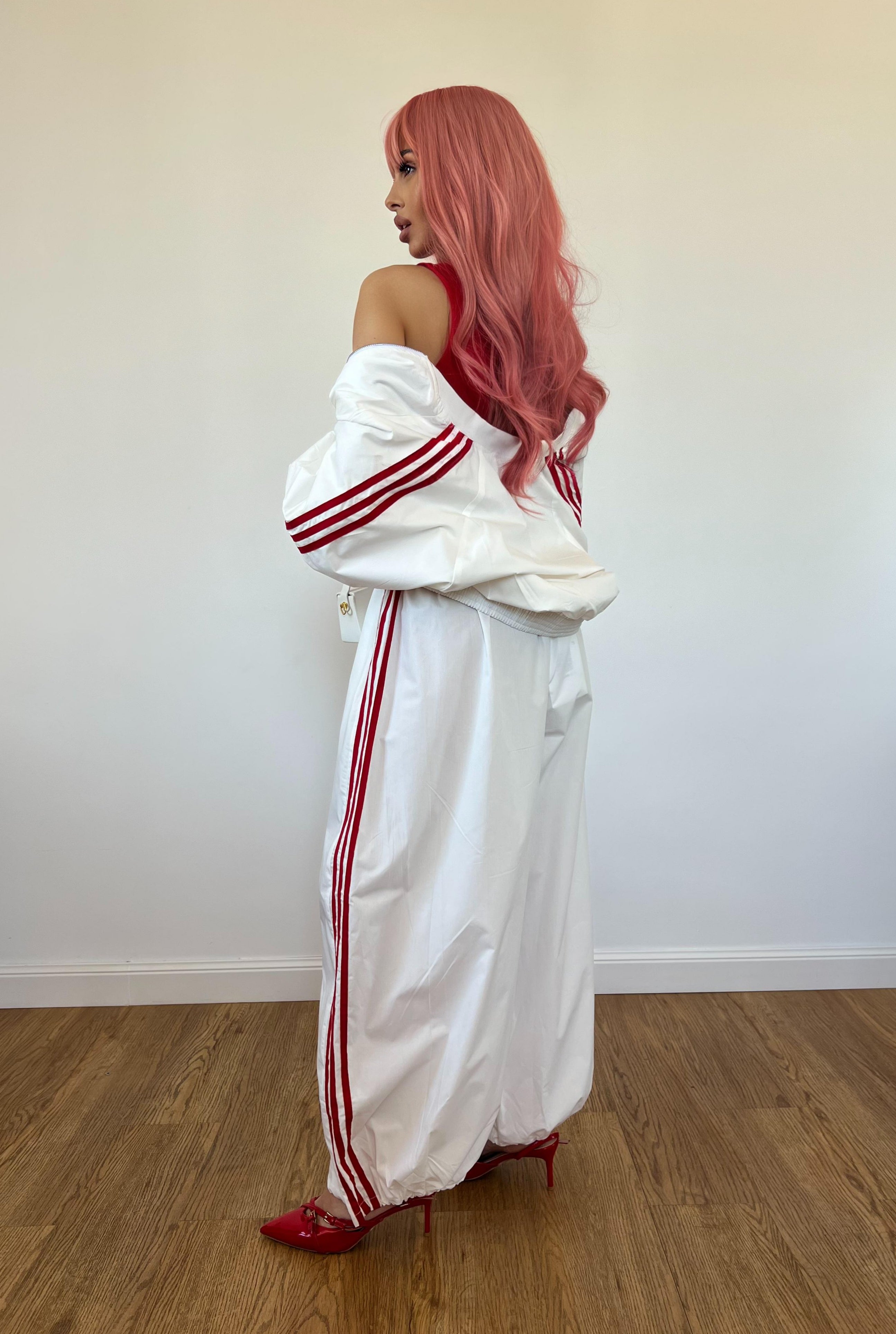 Coordinato Adid Bianco