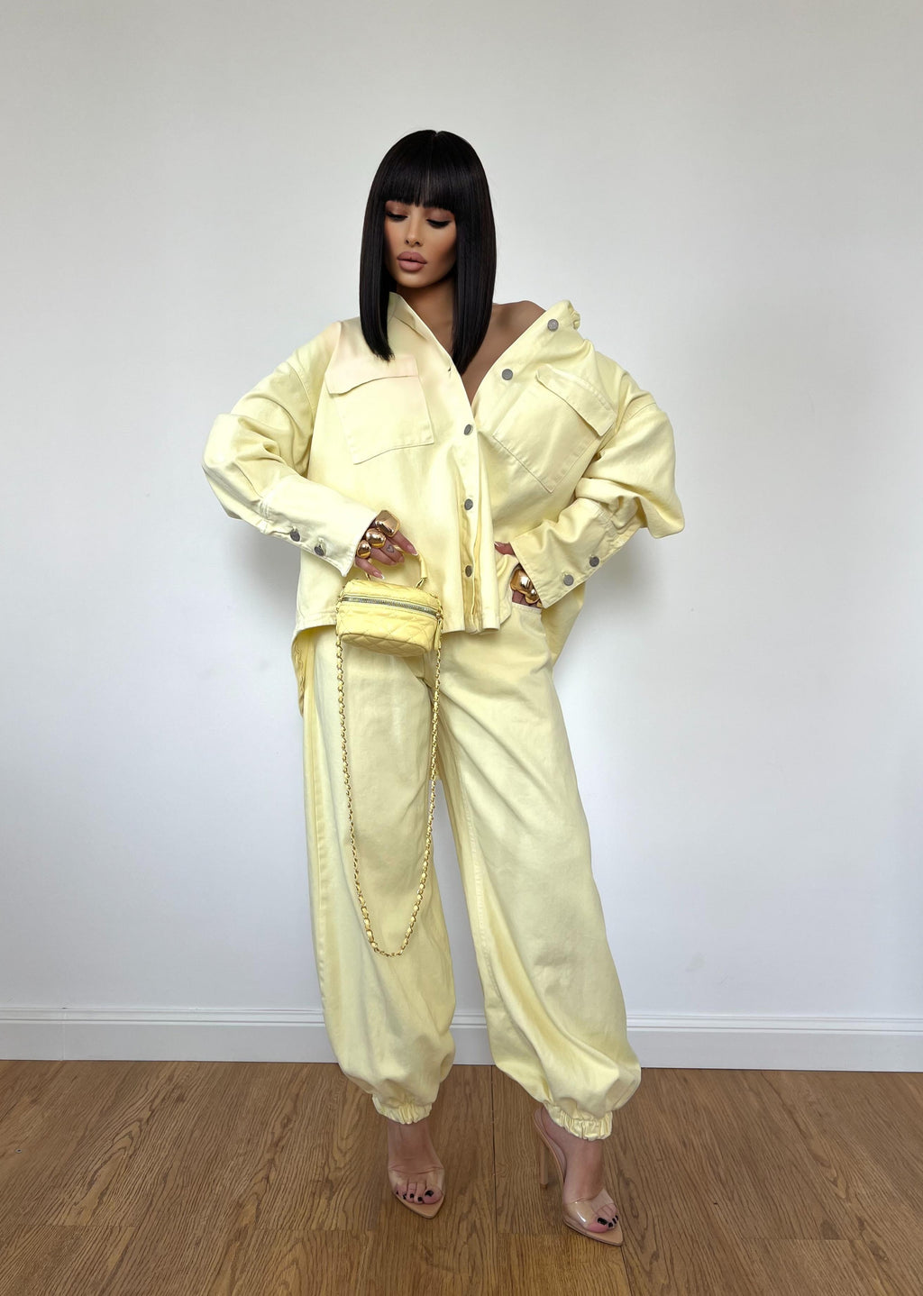 Coordinato Denim Dean Giallo