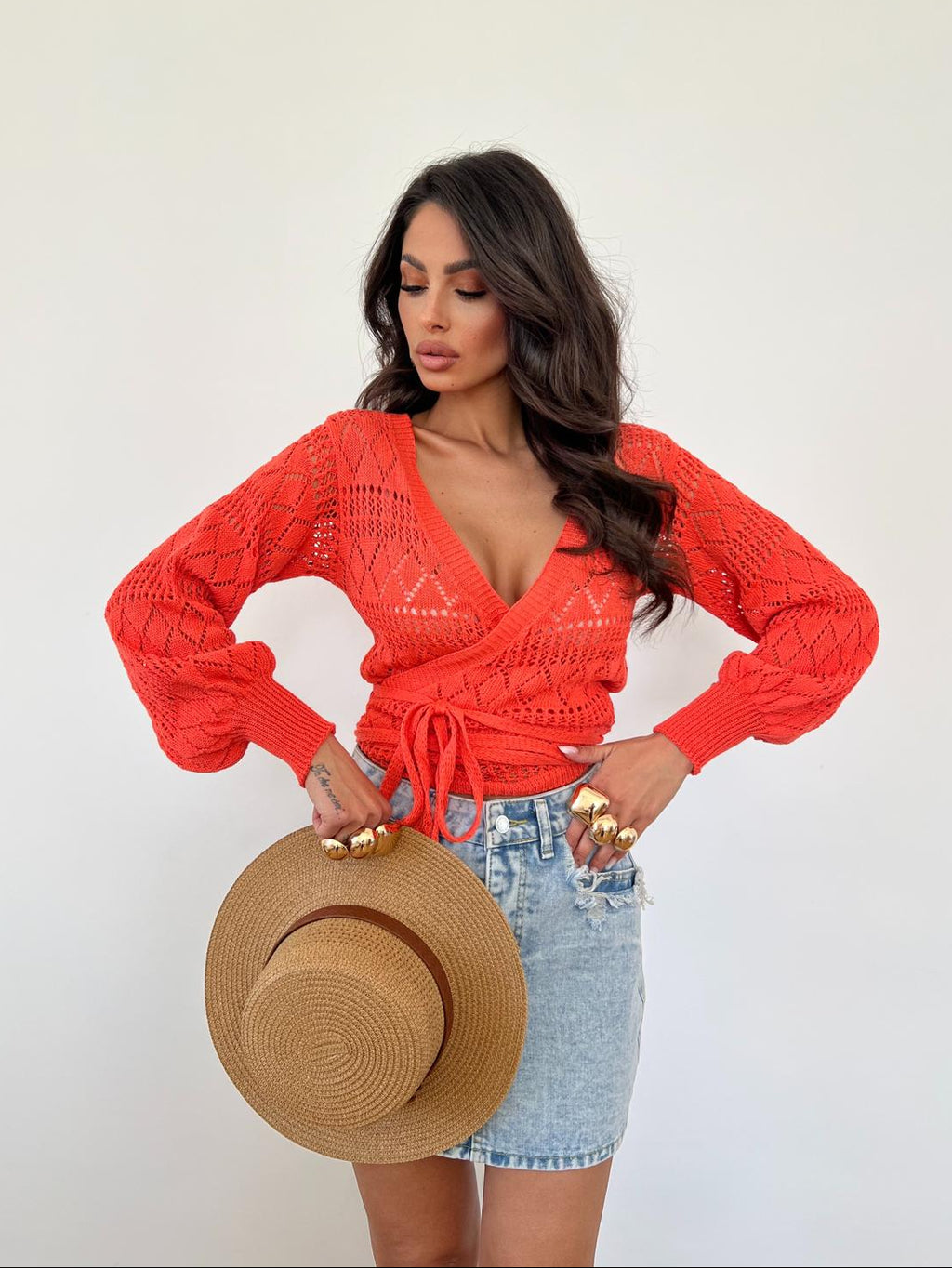 Cardigan Olivia Salmone