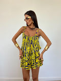 Vestito Zebra Giallo