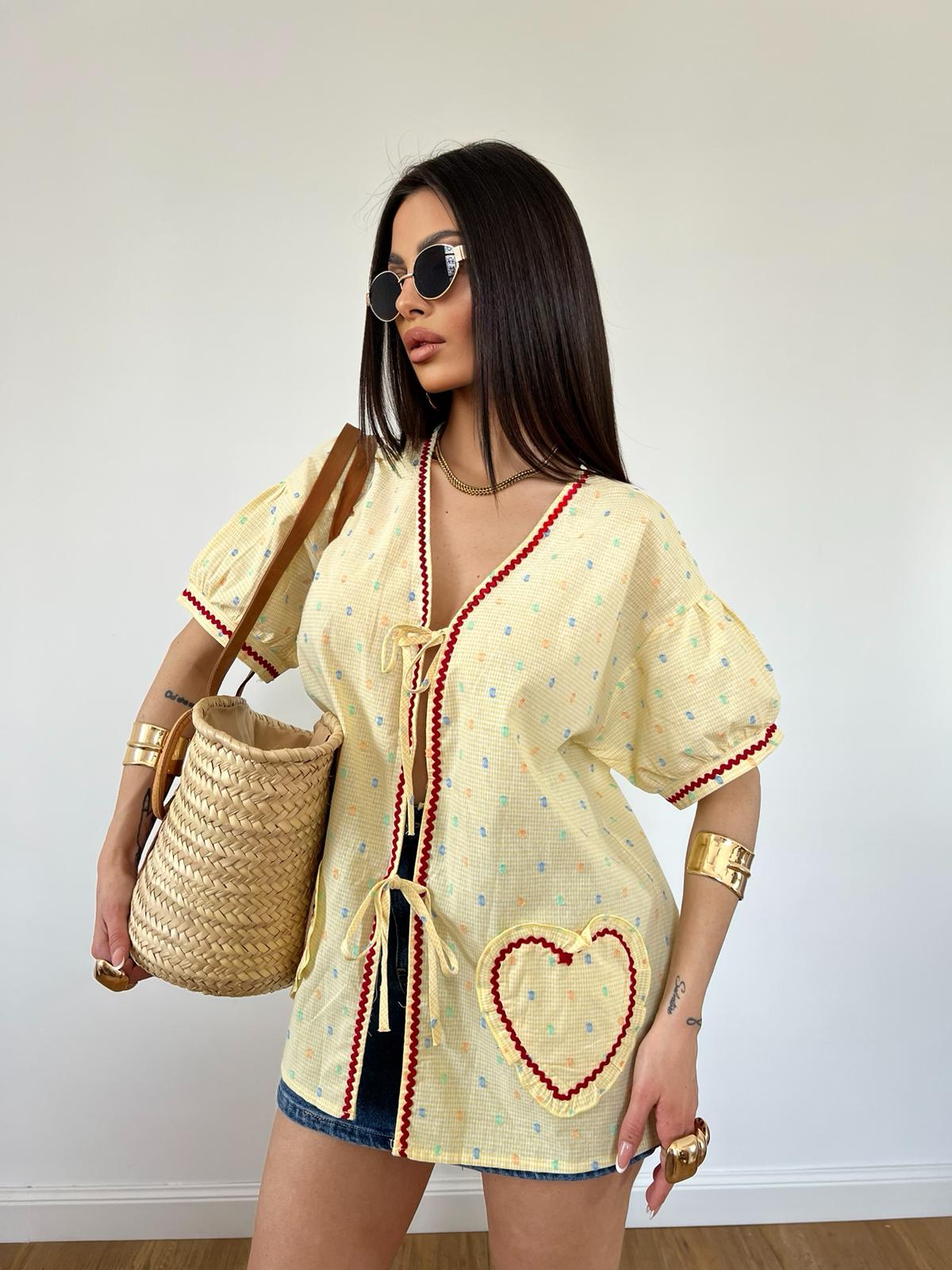 Camicia Amore Gialla