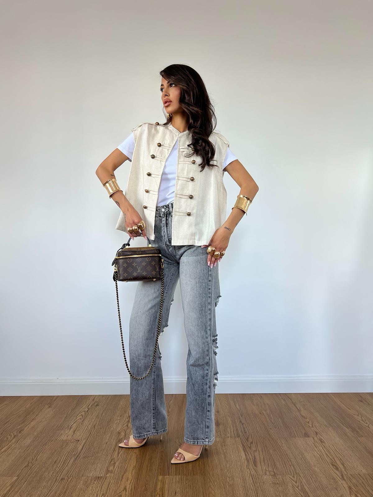 Gilet Normandi Beige