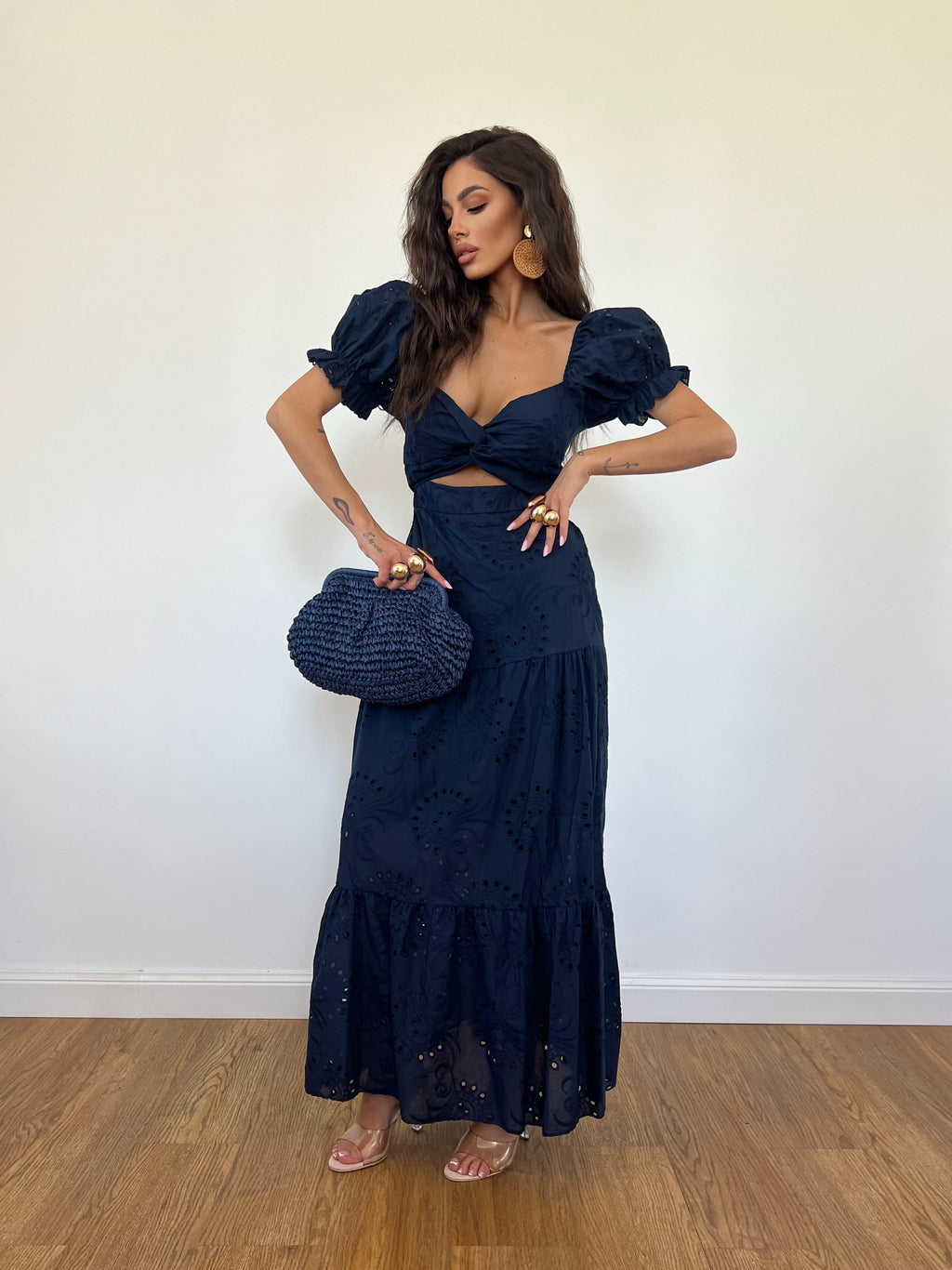 Vestito Ines Blu Notte