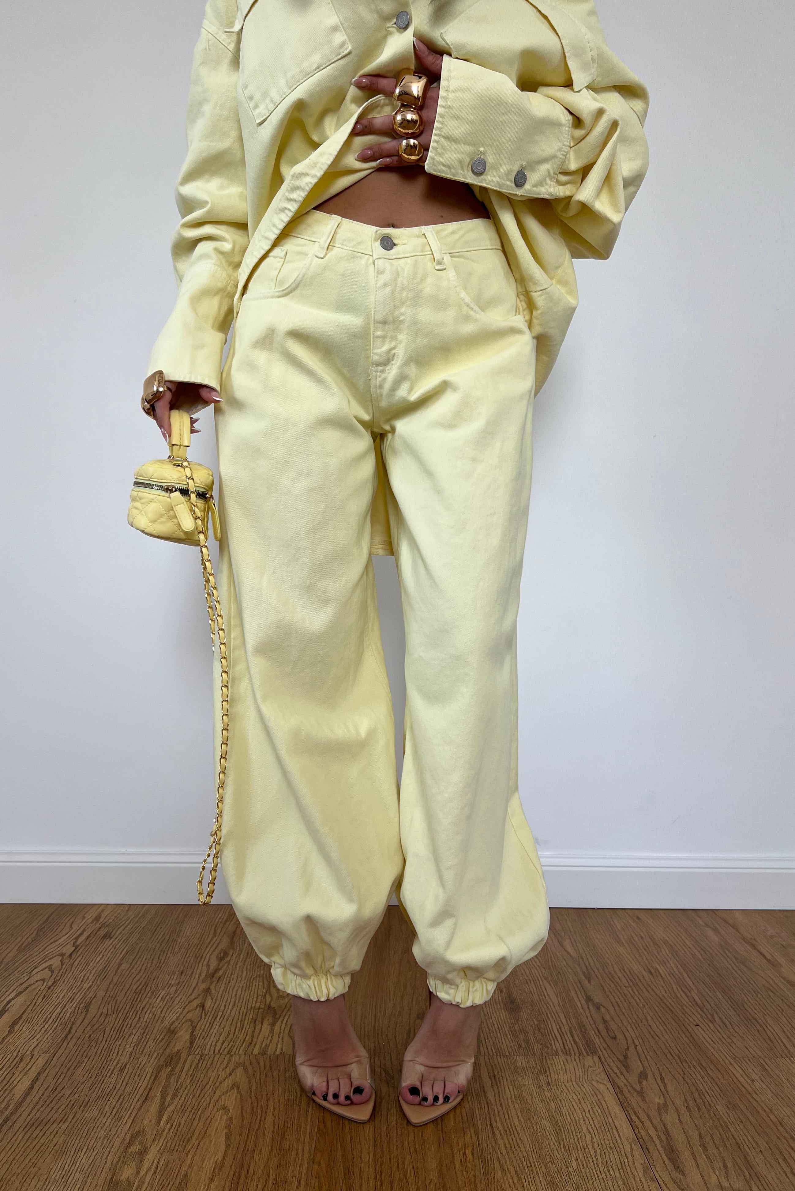 Coordinato Denim Dean Giallo