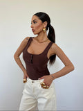 Top Botton Marrone