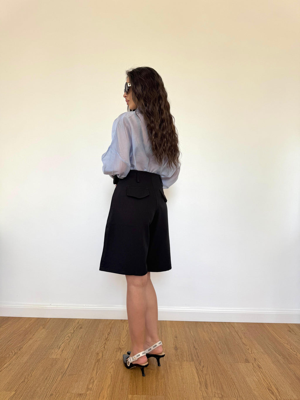 Camicia Trasparente Azzurra