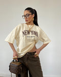 T-Shirt New York Gialla