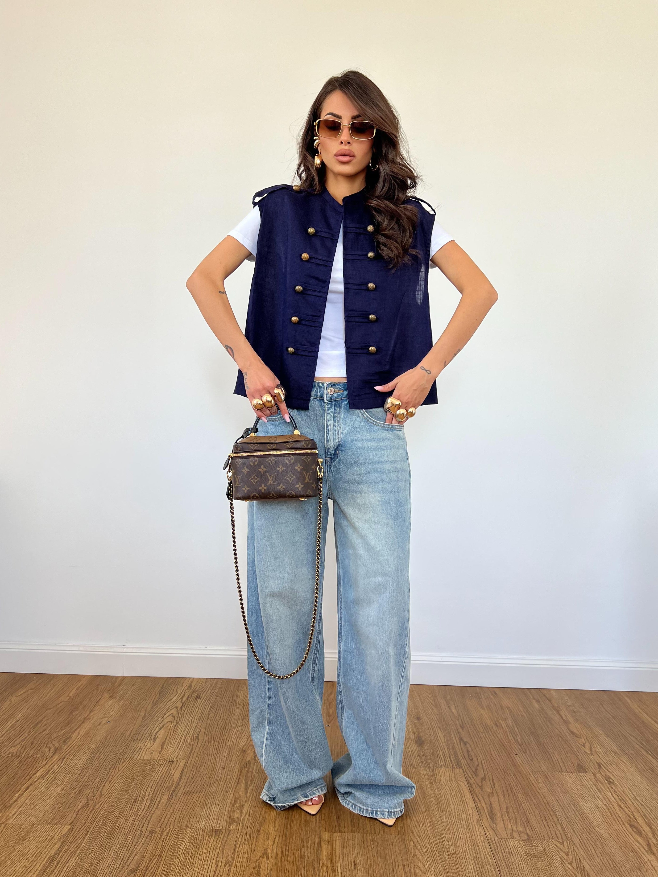 Gilet Normandi Blu Notte