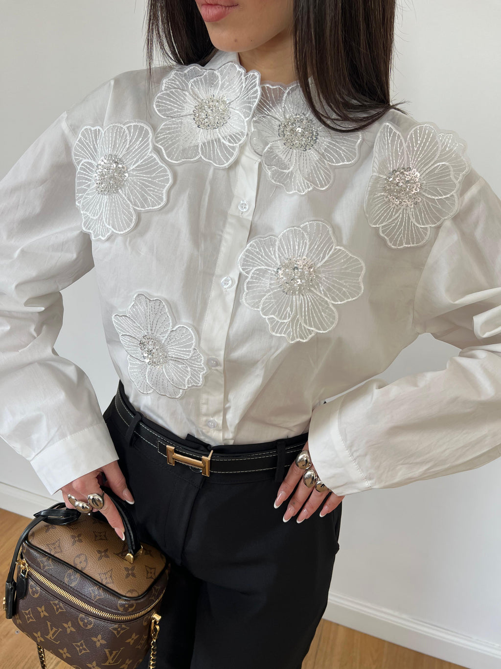 Camicia Fleur Bianca