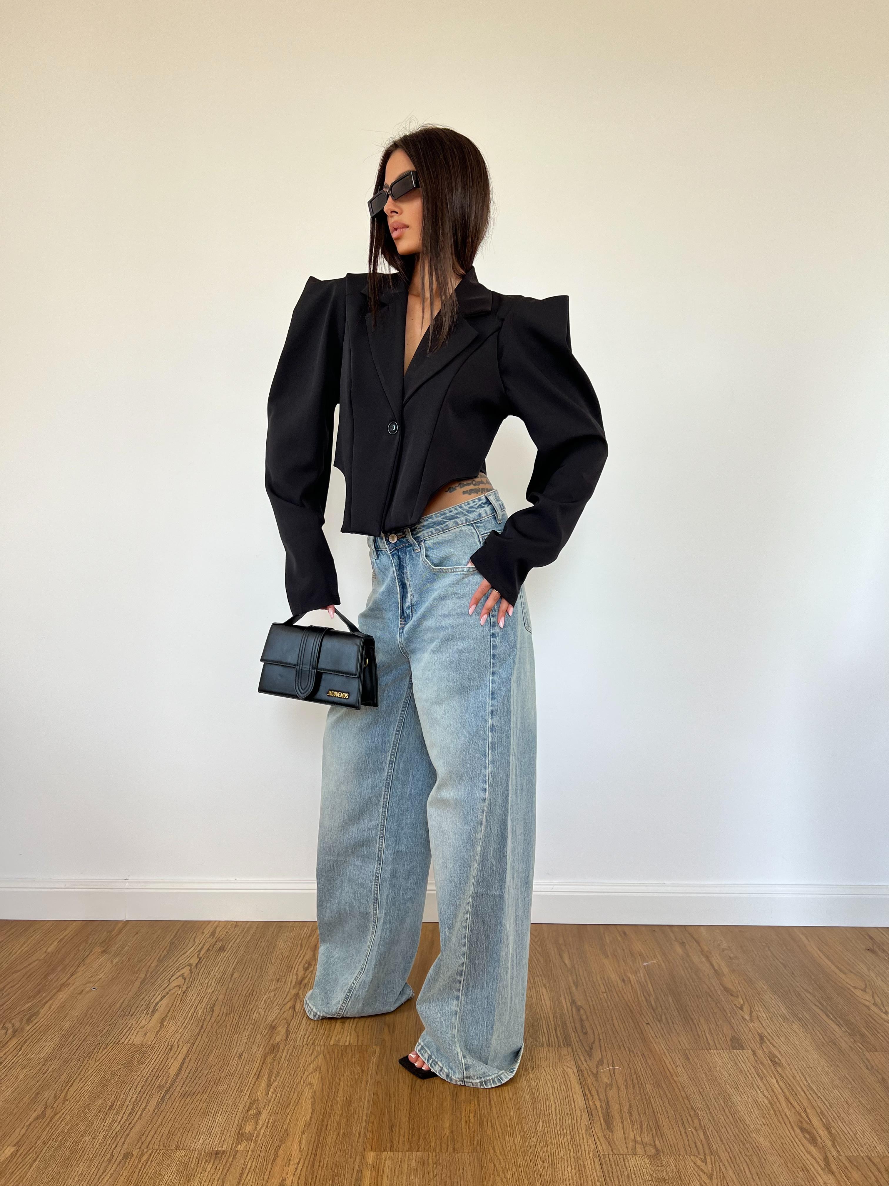 Blazer Corpetto Nero