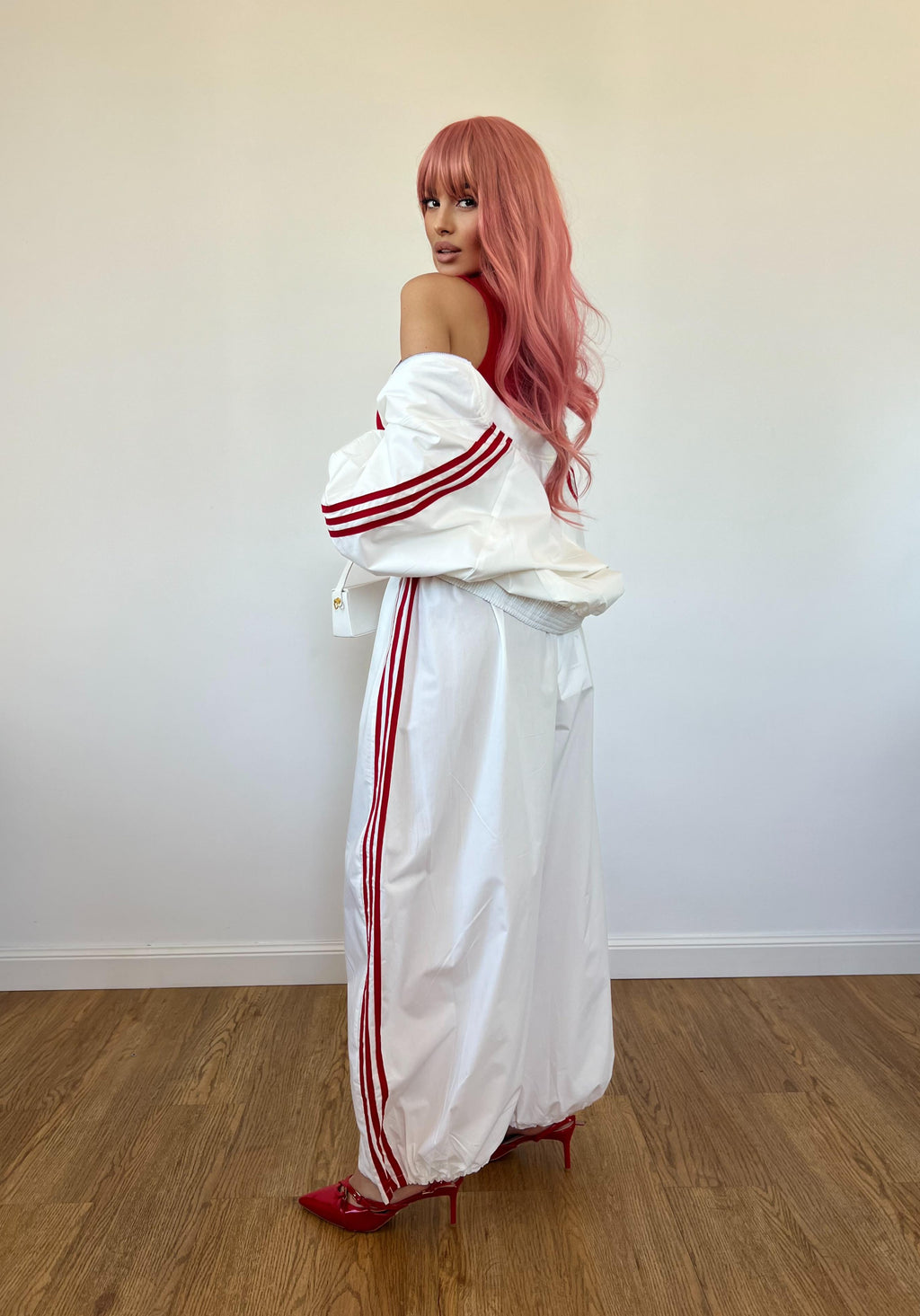 Coordinato Adid Bianco