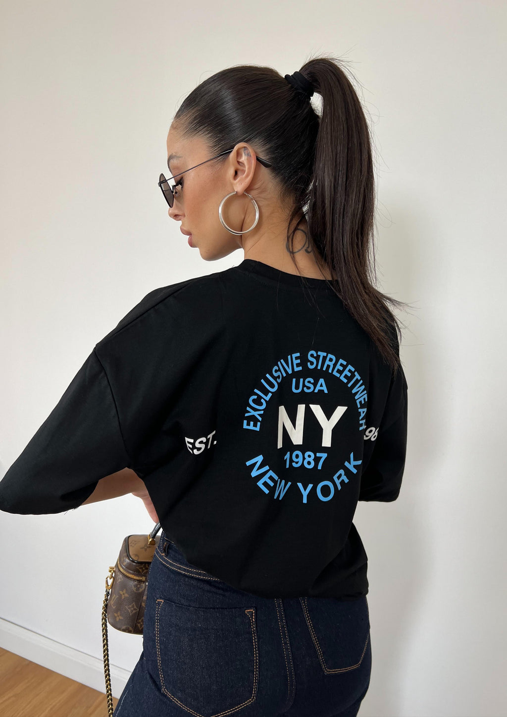 T-Shirt New York Nera