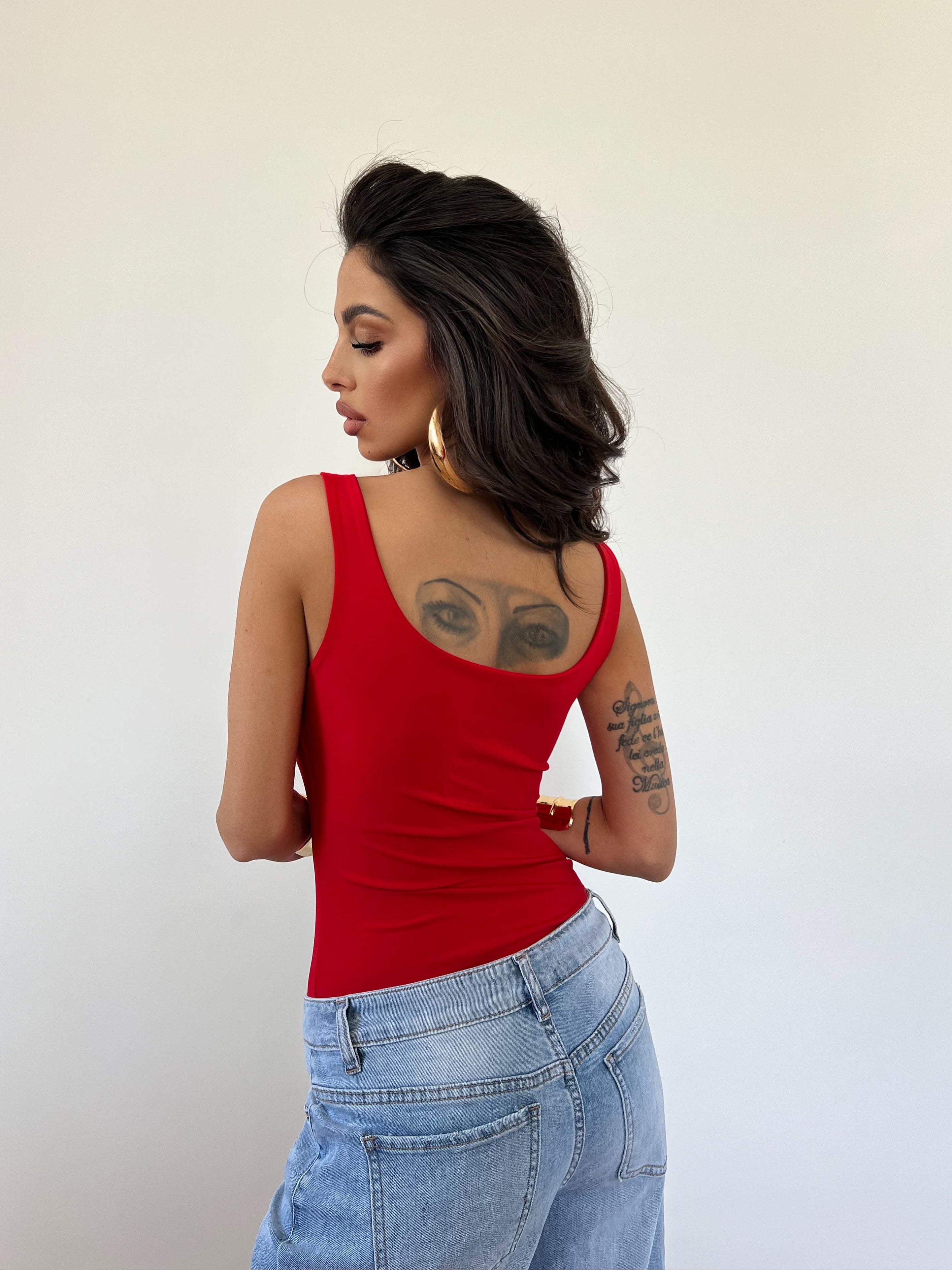 Body Punto Vita Rosso