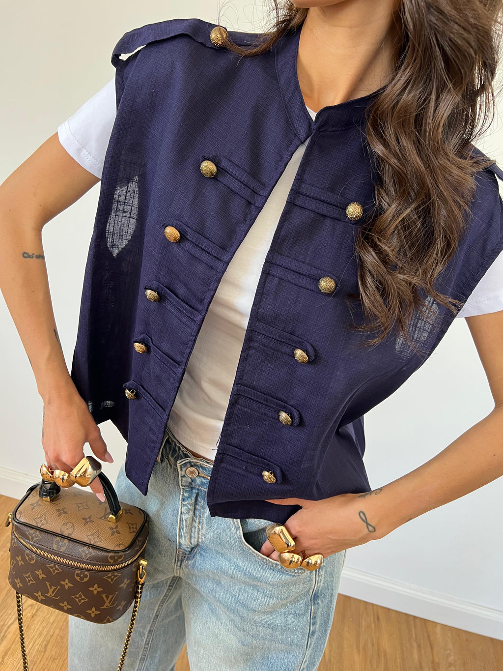 Gilet Normandi Blu Notte