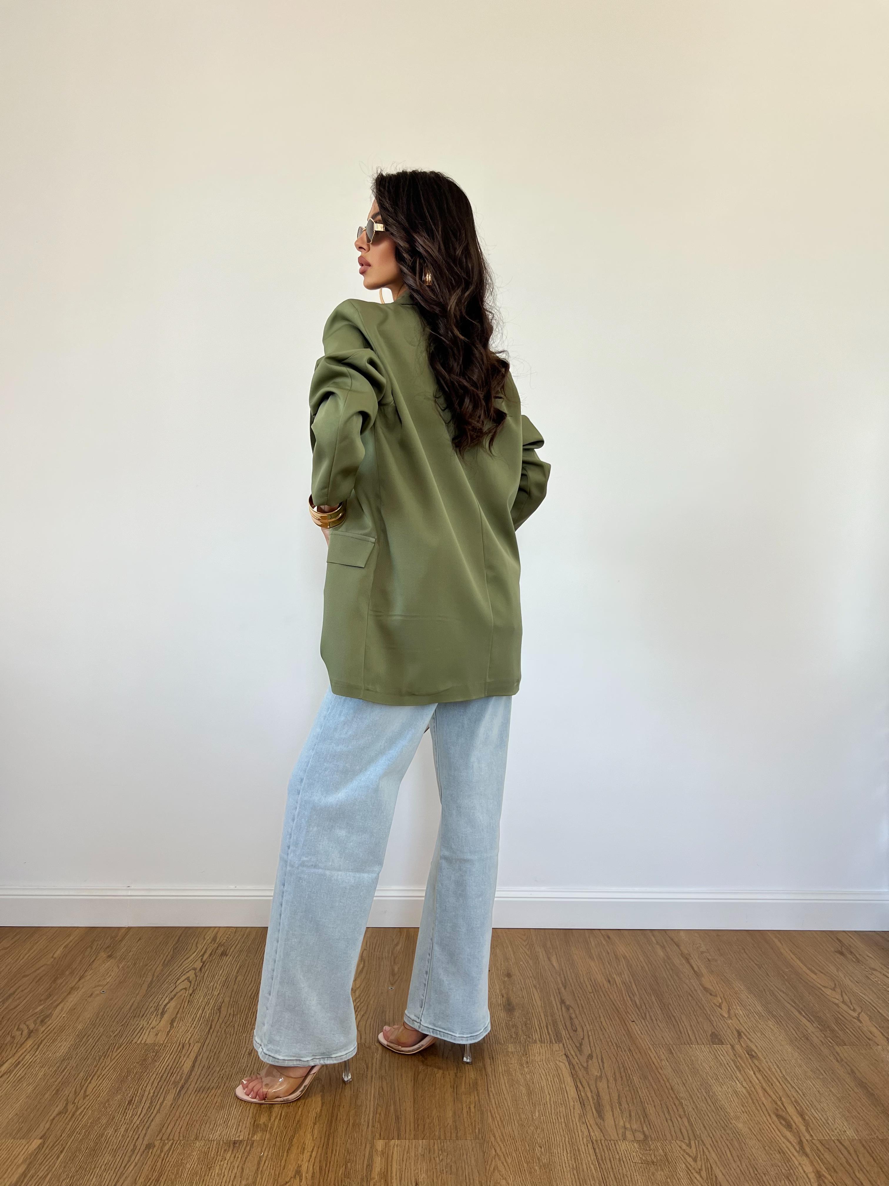 Blazer Over Verde Militare