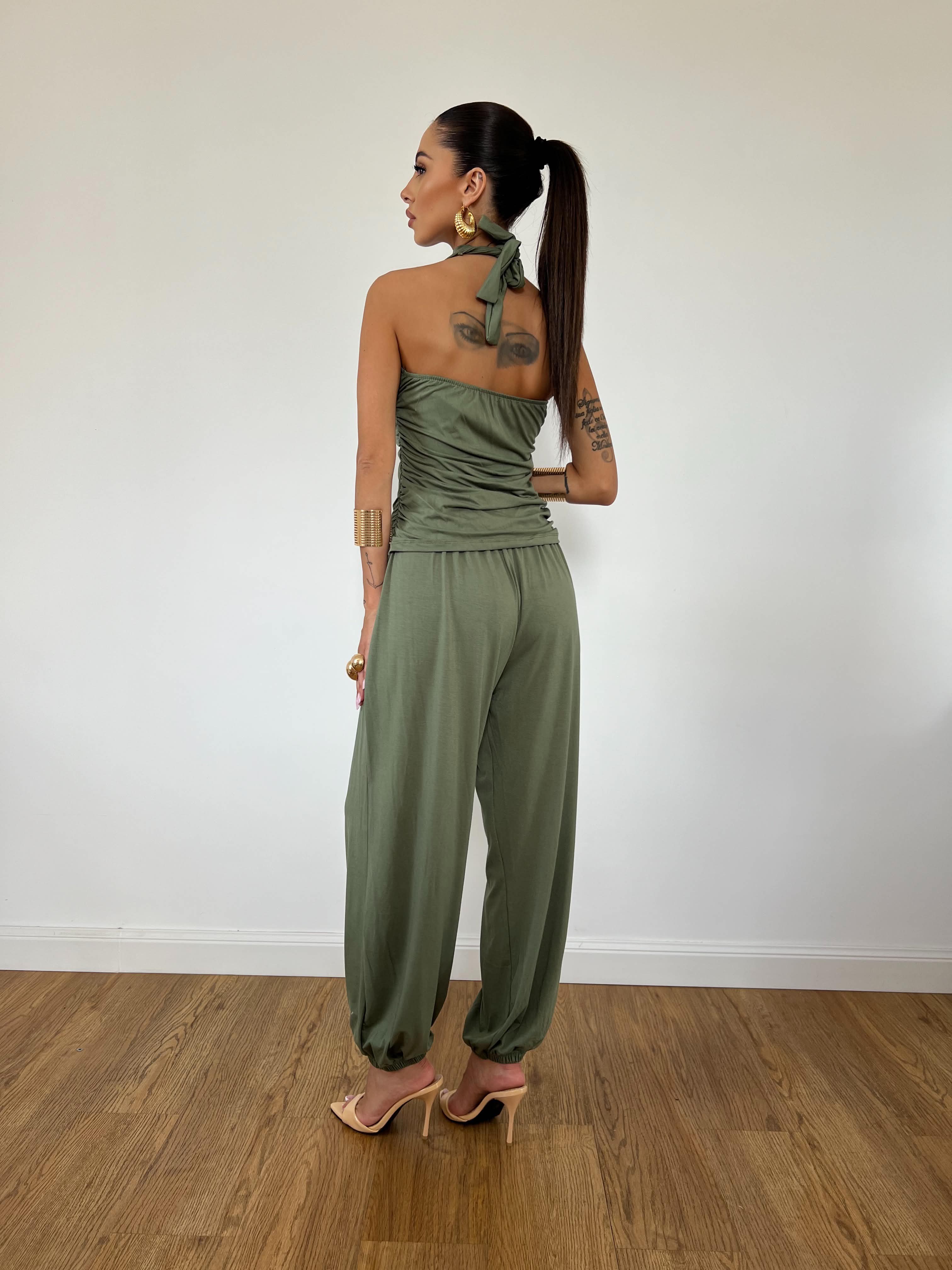 Coordinato Yuki Verde Militare