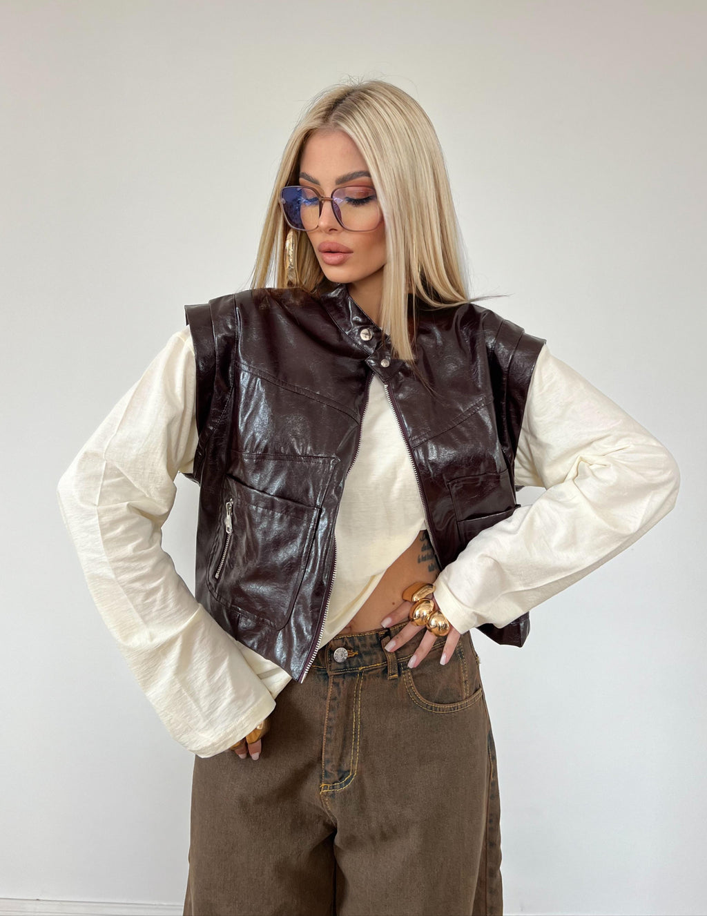 Gilet/Smanicato Fraiser Caffè