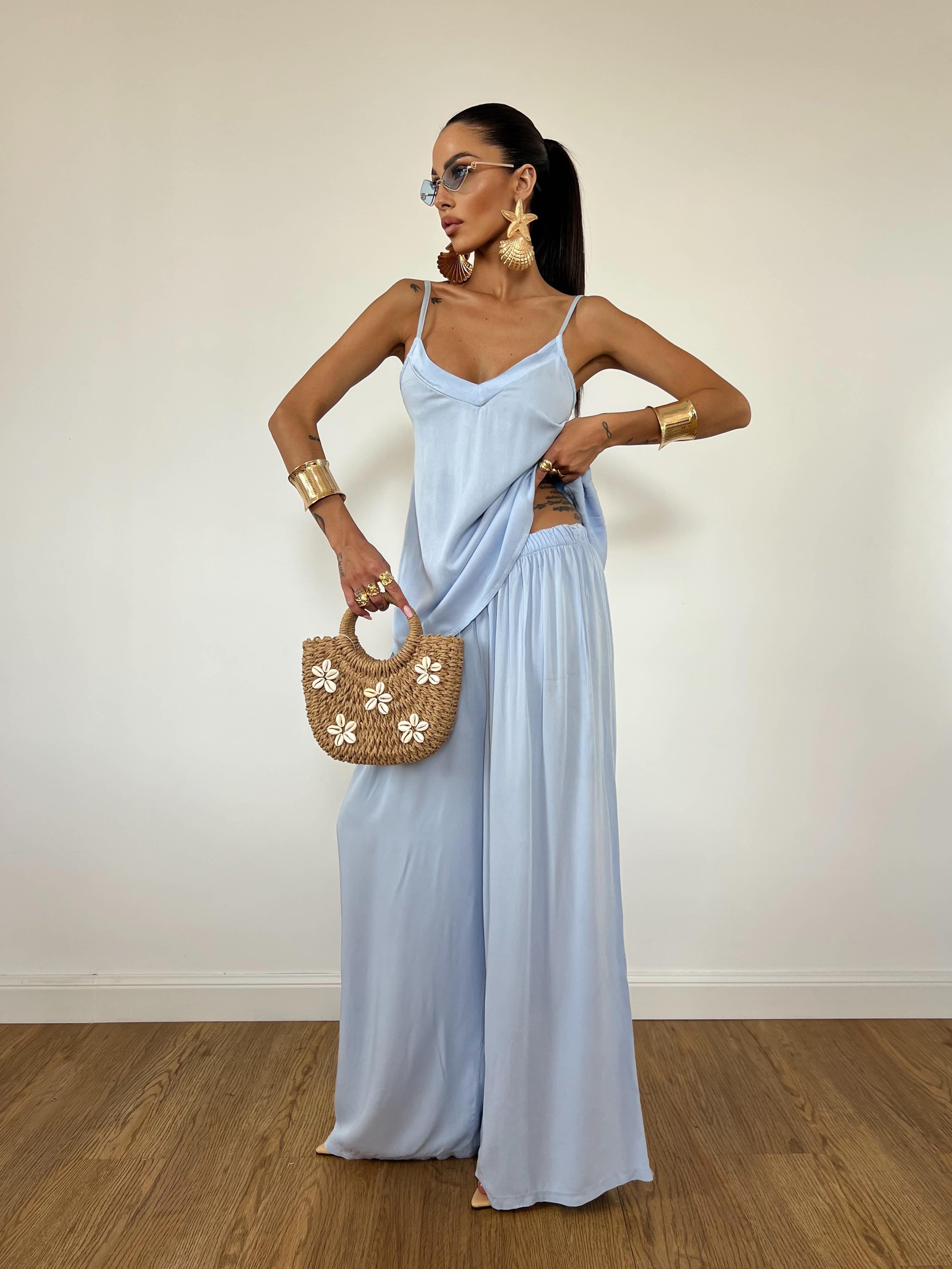Pantalone Elisa Azzurro