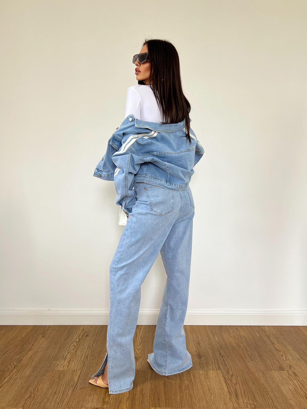 Giacchetto Jeans Adida Girl