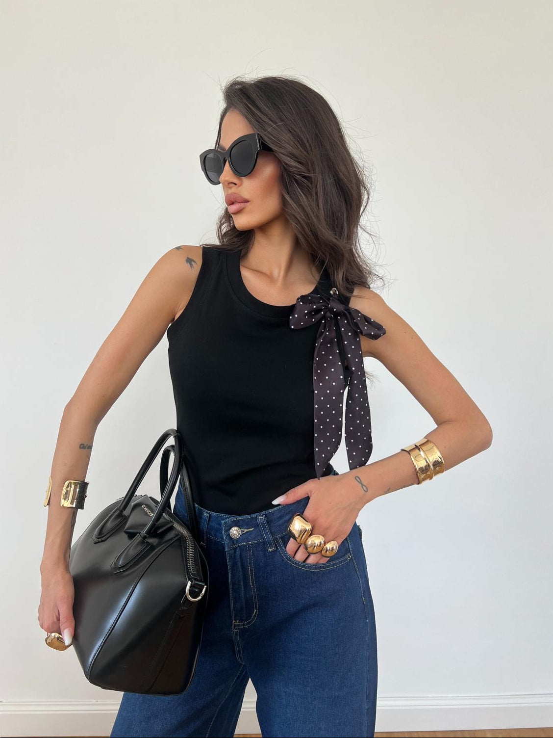 Top/Canotta Auder Nera